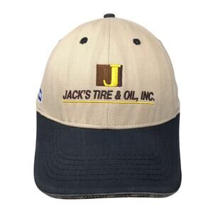 Jack's Tire & Oil Inc Michelin Baseball Cap Brown OS Adjustable 360 Apparel